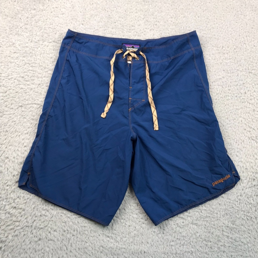 Patagonia Light & Variable Board Shorts Mens 30 Blue 9" Swim Trunks